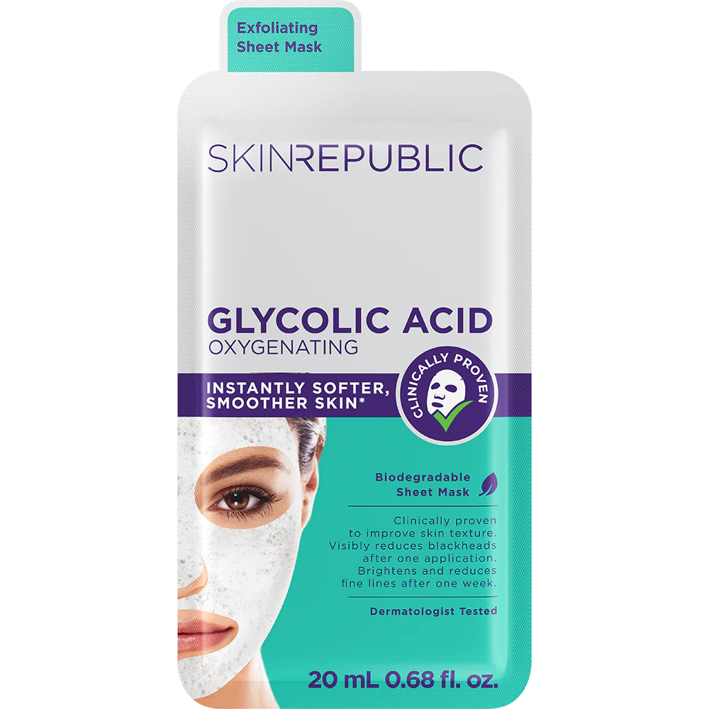 Exfoliating Glycolic Acid Oxygenating Face Mask