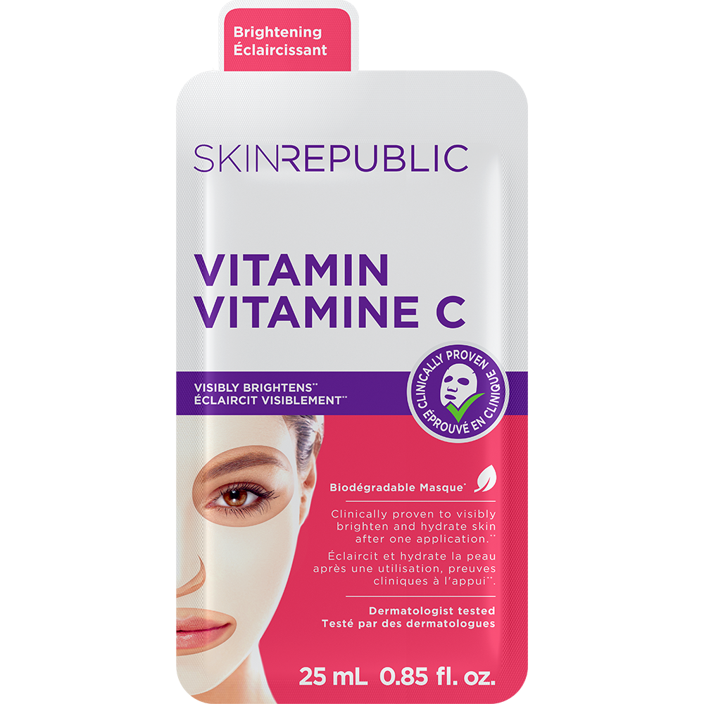 Brightening Vitamin C Biodegradable Face Mask