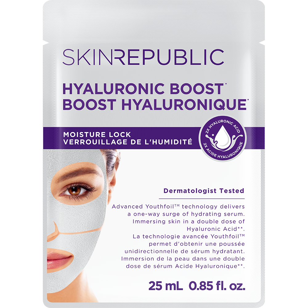 Hydrating Hyaluronic Boost Youthfoil™ Biodegradable Face Mask